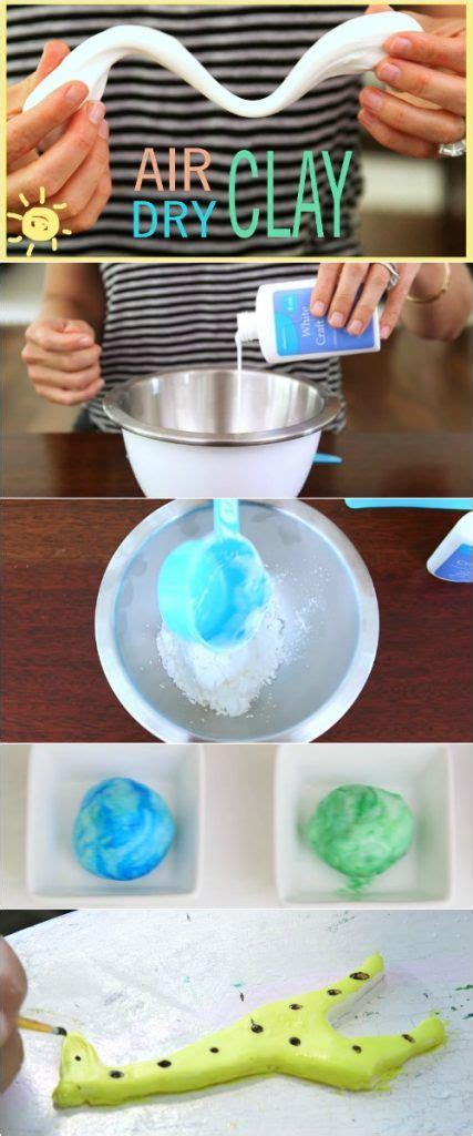 Learn How to Make Super Fun Air Dry Clay for Your Kids | Diy for kids, Crafts for teens, Crafts