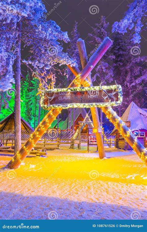 Unique Igloo in Santa Claus Village in Rovaniemi in Lapland Editorial ...