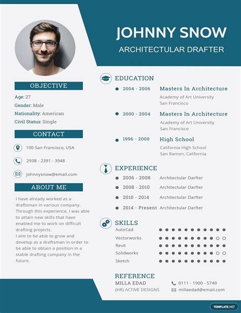 Draftsman Resume in Word, Publisher, InDesign, PSD, Illustrator, Pages - Download | Template.net