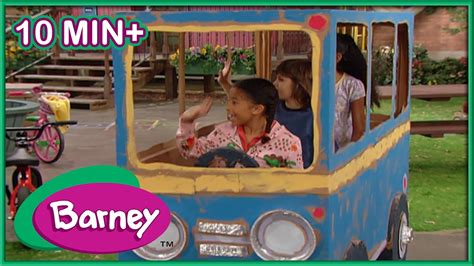 The Wheels on the Bus | Nursery Rhyme | Barney and Friends - YouTube