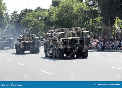 BAKU, AZERBAIJAN - JUNE 26 2018 - Military Parade in Baku, Azerbaijan ...