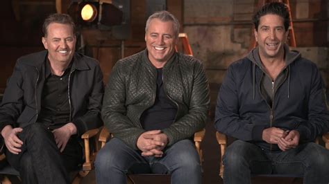 Friends REUNION: Matthew Perry, David Schwimmer and Matt LeBlanc Talk ...