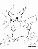 30 Pikachu Coloring Pages  ColorThese sketch template