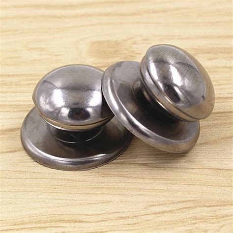 Universal Pot Lid Replacement Knobs Stainless Steel Pan Lid Handle Pan Pot Glass Lid Cover Hand ...