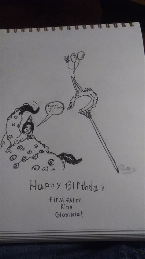 Gloxinia Rough Birthday Sketch by my Friend : r/NanatsunoTaizai