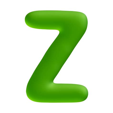 Green Letter Z