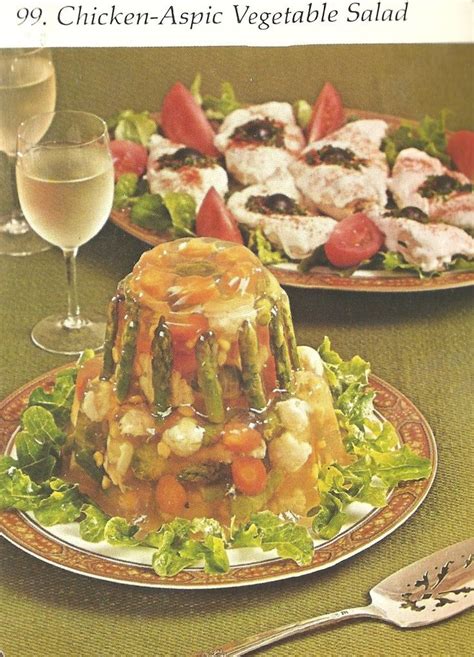 Aspic salad | Vintage recipes, Retro recipes, Jelly salad