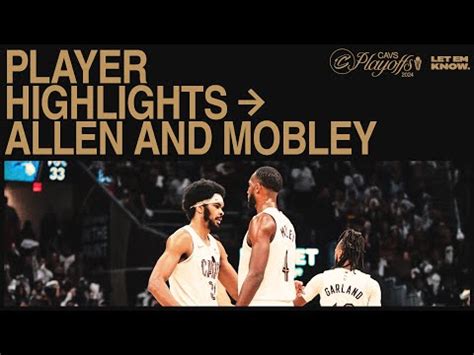 Jarrett Allen & Evan Mobley Game 1 Highlights | Cavs vs Magic | 4.20. ...