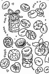 41 Donut Coloring Pages  ColoringPagesOnlycom sketch template