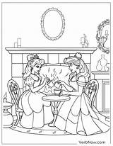 22 Free Belle Coloring Pages For Download Printable PDF sketch template