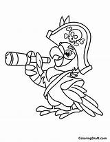 Parrot Coloring Pages  ColoringDraftcom sketch template