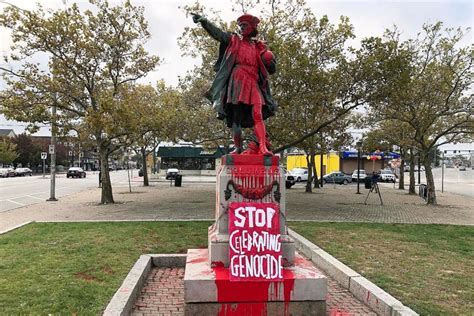 Providence Columbus Statue Removed While Future Determined | Rhode ...