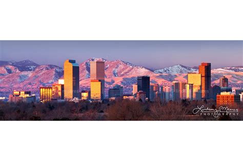 Denver Skyline Panorama – Denver Photography (3:1 Panorama) – TravLin Photography