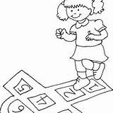 Hopscotch Coloring Pages sketch template