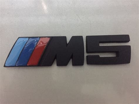 BMW M5 Emblem (Black & Chrome) | Bavworks Accessories