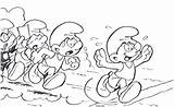 Cute Smurf Coloring Pages Printable PDF  Coloringfoldercom sketch template