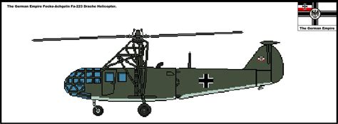 Focke-Achgelis Fa 223 Helicopter. by LordOguzHan on DeviantArt