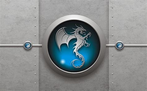 HD wallpaper: Logo Dragon 3D | Wallpaper Flare