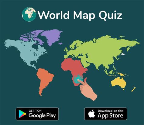 Download World Map Quiz App and enhance your mapping skills using various level of quizzes or ...