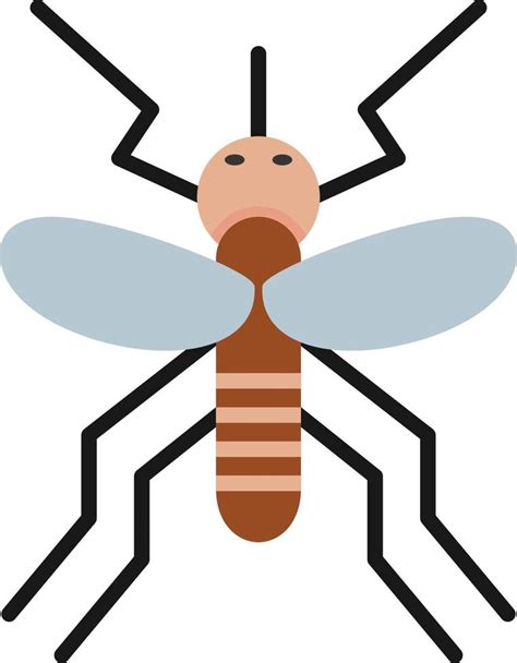 Mosquito Flat Icon 9423367 Vector Art at Vecteezy