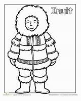 Free Inuit Coloring Pages sketch template