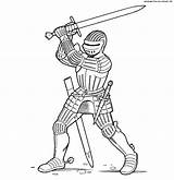 Warriors And Knights  For Boys sketch template