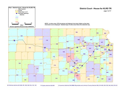 State redistricting information for Kansas