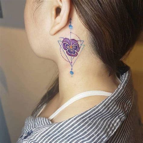 10 Beautiful Violet Tattoo Designs and Meanings | TattooAdore