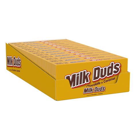 Buy MILK DUDS Chocolate and Caramel Candy, Bulk Movie Snack, 5 oz Boxes ...