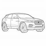 Jaguar car coloring Pages  Free And Printable sketch template