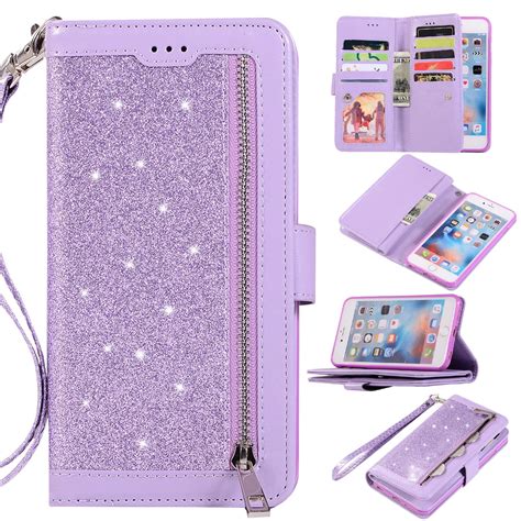 Zipper Wallet Case for iPhone 6S Plus iPhone 6 Plus 5.5-inch, Allytech ...