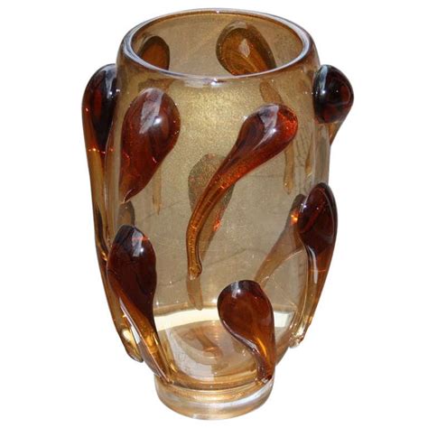 Signed Murano Glass Vase