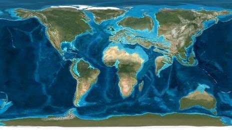 A map of the Earth in the Eocene Epoch | Plate Tectonics | Pinterest ...