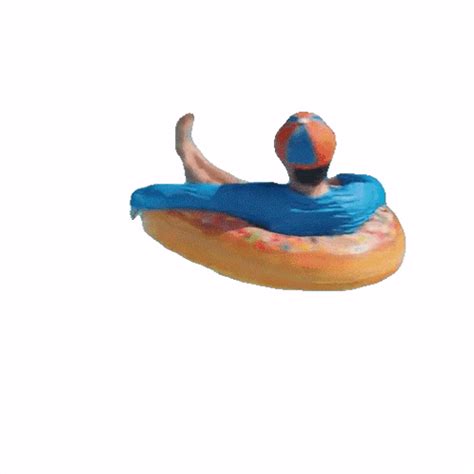 Enjoying The Water On A Float Blippi Sticker - Enjoying the water on a float Blippi Blippi ...