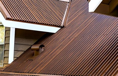 Streaked Rust. Painted To Look Like Real Corten. | Metal roof, Corrugated metal roof, Corrugated ...