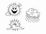 Weather Coloring Pages  Free Printable For Kids sketch template