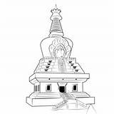 Balaji Temple Coloring Page For Kids  Free Temples Printable sketch template