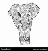 Detailed Elephant Coloring Pages sketch template