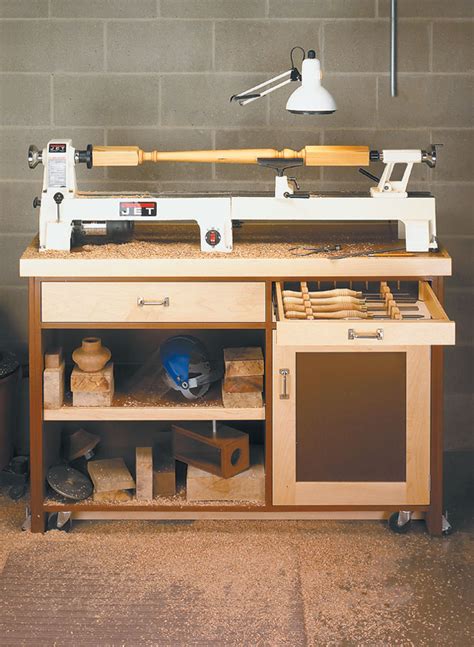 Mini-Lathe Stand | Woodworking Project | Woodsmith Plans