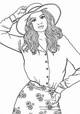 Fashion Coloring Pages  Free Printable For Kids sketch template