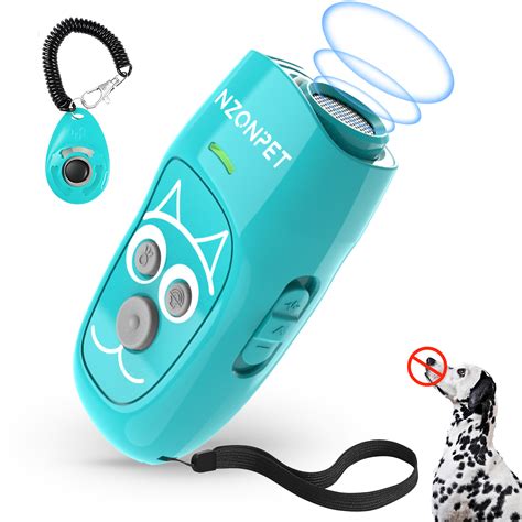 nzonpet Anti Barking Device, Ultrasonic 3 in 1 Dog Barking Deterrent ...