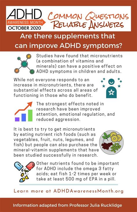 Are there supplements that can improve ADHD symptoms? - ADHDAwarenessMonth 2024