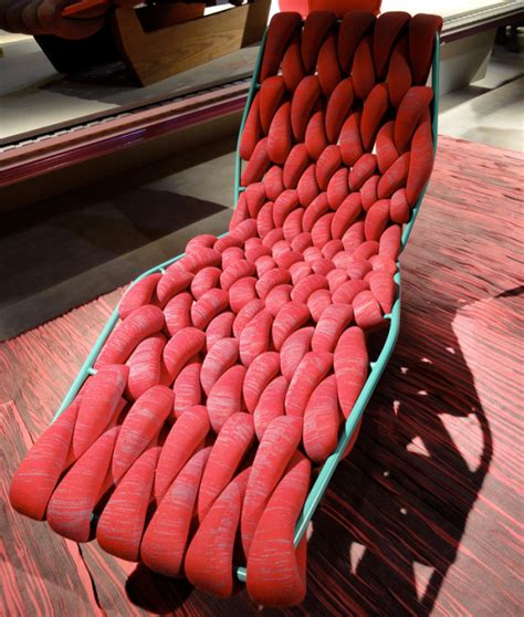 Big Knit Lounge Chair – Big Knitting At Its Best! | Crochet furniture, Big knits, Handmade furniture