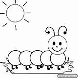 Printable Caterpillar Coloring Page  Free Pages sketch template