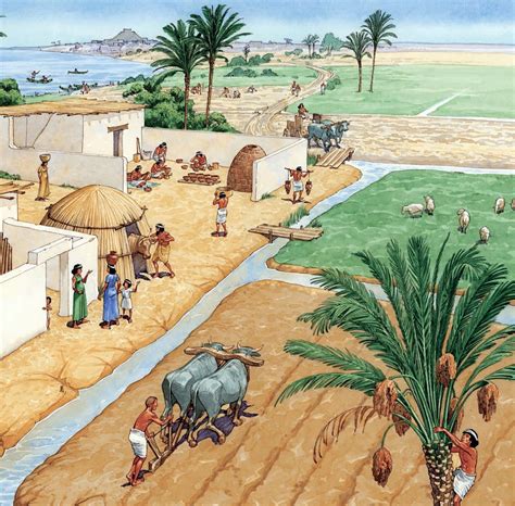Mesopotamia Irrigation System Model | Ancient Mesopotamia Farming. This also might be what a ...