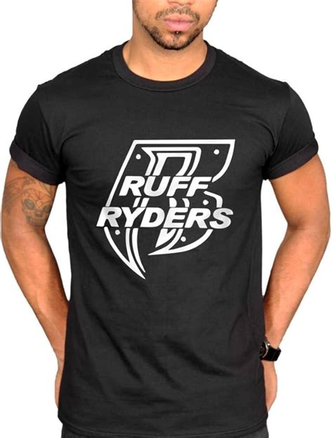 Ruff Ryders R Logo T-Shirt Clothing Black: Amazon.co.uk: Clothing