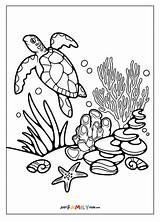 Coral Reef Coloring Pages sketch template