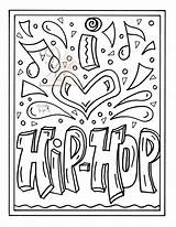 Hip Hop Coloring Pages Sketch Page sketch template