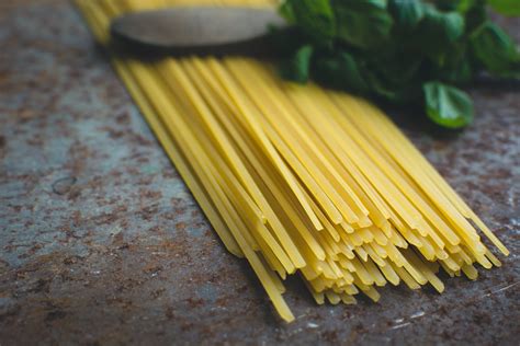 Free Images : yellow, cuisine, linguine, pasta, tagliatelle, italian ...