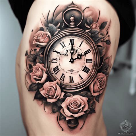 66 Clock Tattoo Ideas Created With AI | artAIstry